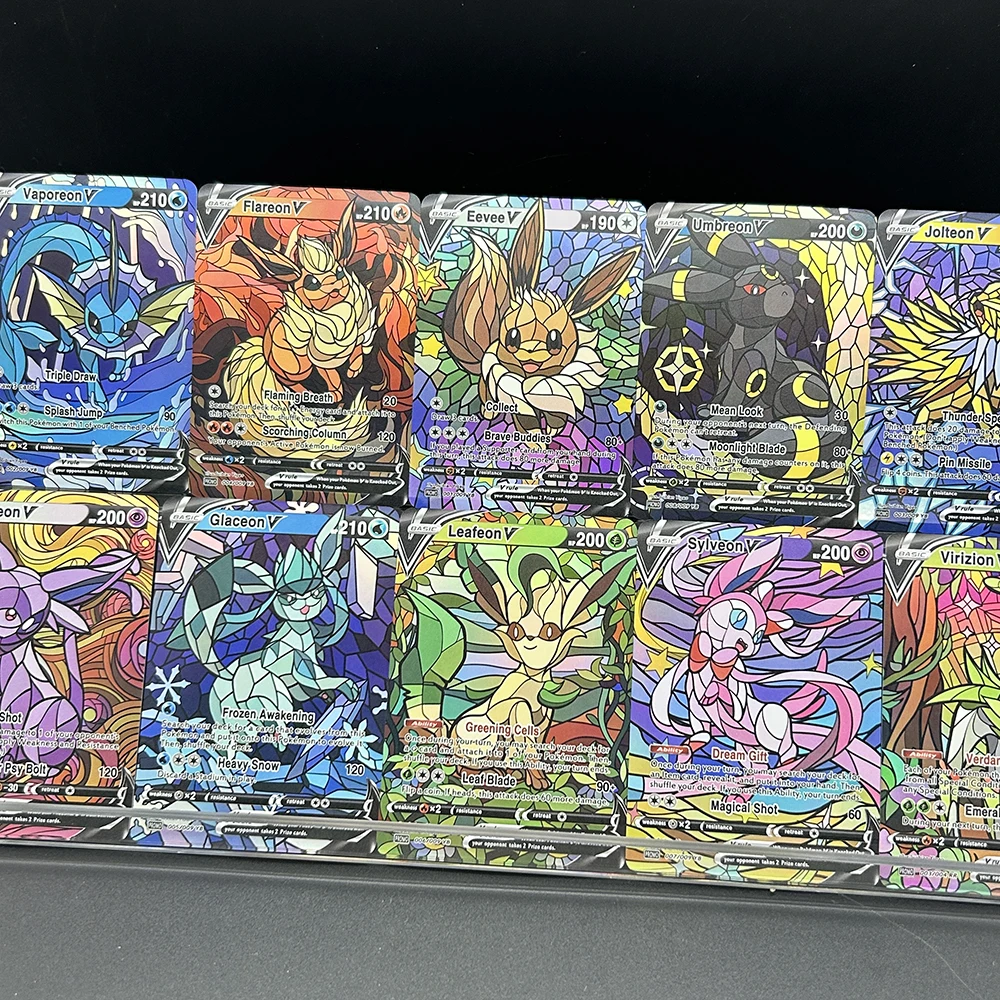 Model Kit Game - 10 Buah/Set Diy PTCG Eevee Umbreon