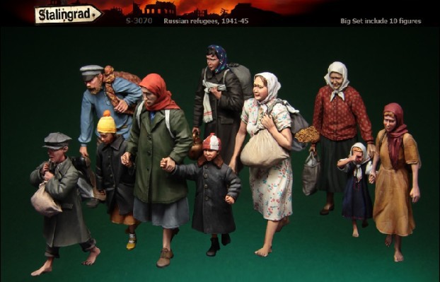 Model Kit Cangdao - Kit Resin Model 1/35 Sipil (10