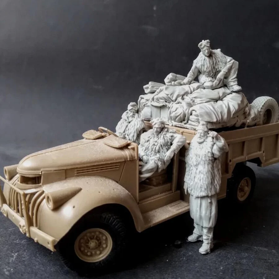 Model Kit Cangdao - 1/35 tokoh Resin Kit Model 2