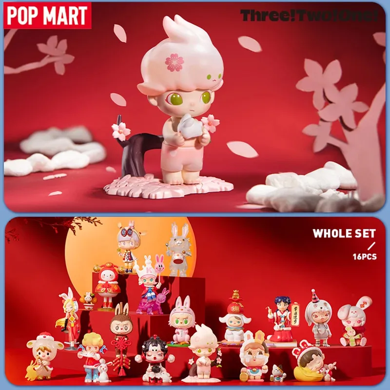 Model Kit Girl - POP MART Tiga, Dua, Satu! Mainan